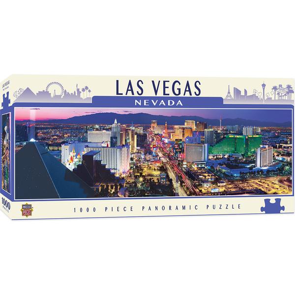 CITY PANORAMICS LAS VEGAS PANORAMIC 1000 PIECE PANORAMIC JIGSAW PUZZLE