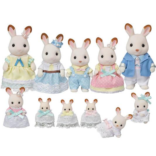 Calico Critters Hopscotch Rabbit Family Celebration Set, 35th