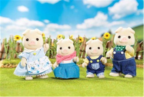 Calico Critters Oinks Pig Family