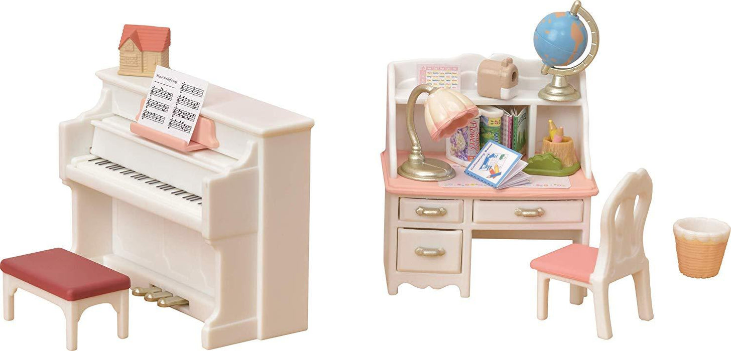Calico Critters Piano And Desk Set