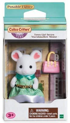 Calico Critters Town Girl-Stepanie Marshmallow Mouse