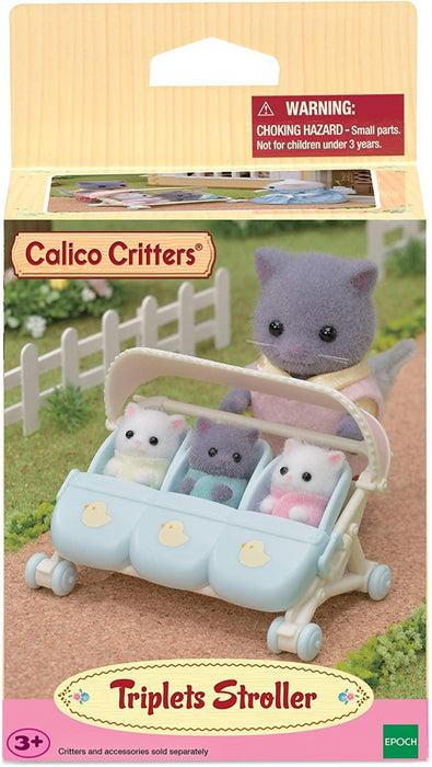 Calico Critters Triple Stroller Set