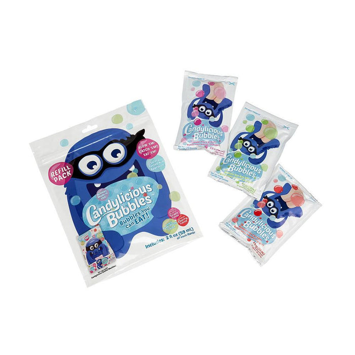 Candylicious Bubble Refill Pack 3 Flavors