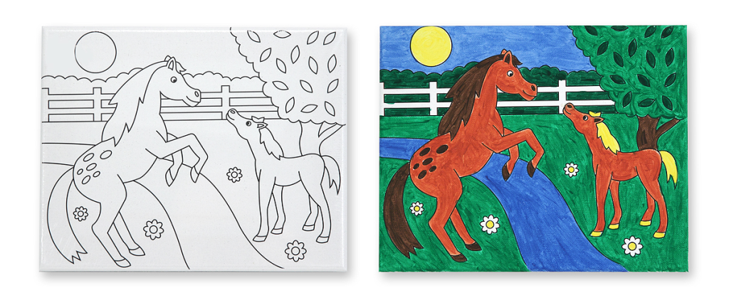 Canvas Creations - Horses