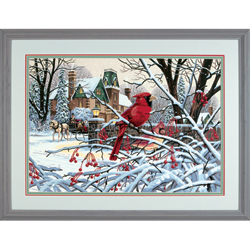 Cardinals in Winter PBN