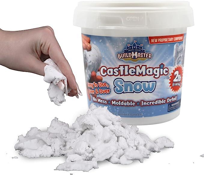 CastleMagic Snow 2lb Bucket