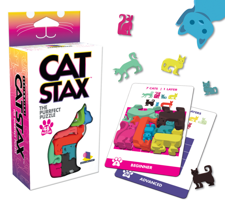 Cat Stax 48pc Puzzle by Brainwright