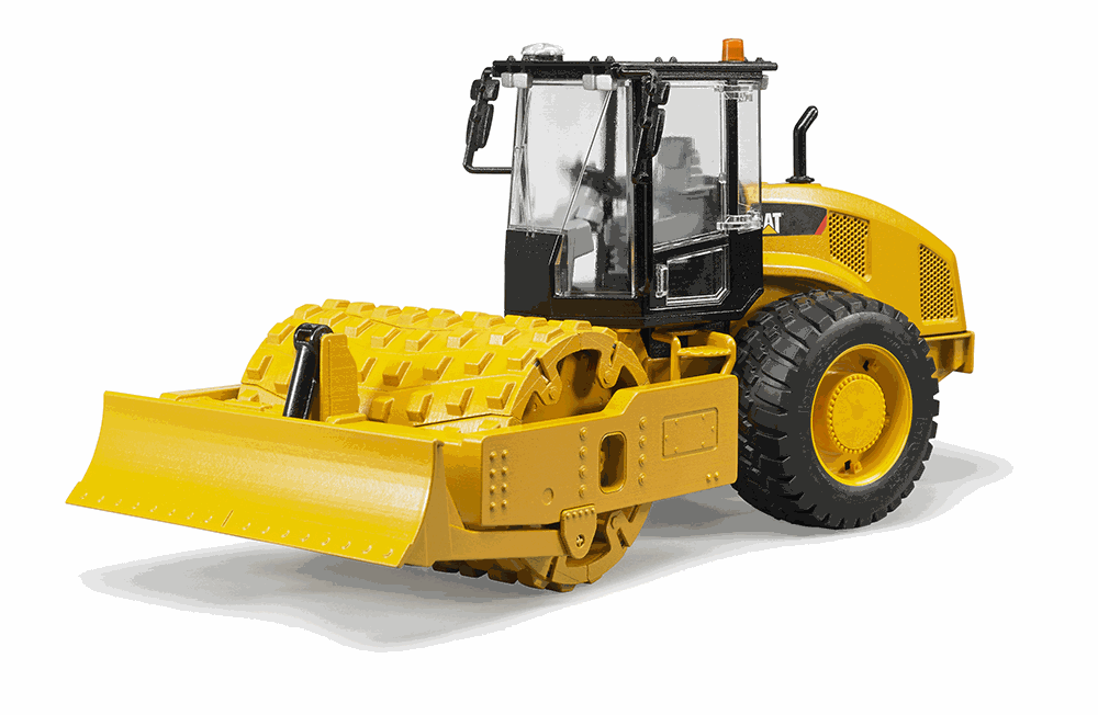 Compactor With Blade Caterpillar Vibratory Soil Compactor w/ Leveling Blade — Adventure ...