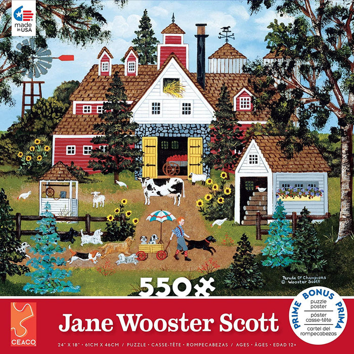 Ceaco 550 Piece Jane Wooster Scott - Parade of Champions