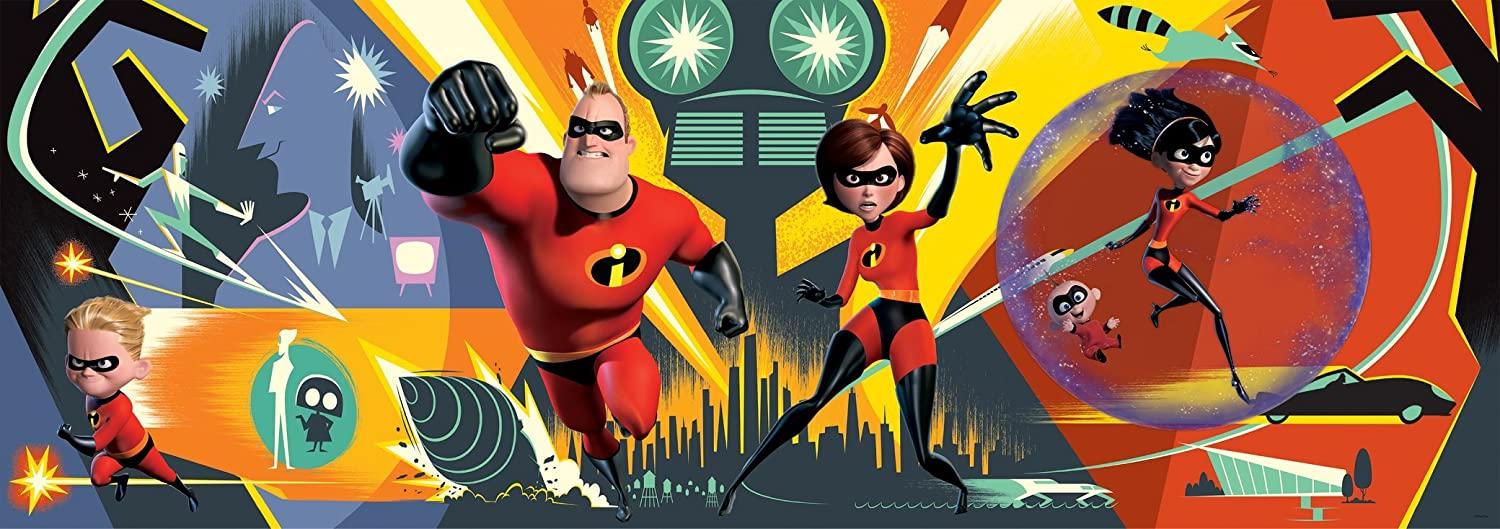 Ceaco Disney Panoramic Incredibles 2 Jigsaw Puzzle, 700 Pieces