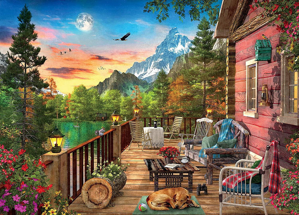 Ceaco Weekend Retreat Collection Mountain View Jigsaw Puzzle, 1000 Pieces