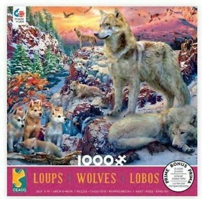 Ceaco Winter Wolves 1000 Piece Puzzle