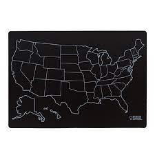 Chalkboard Mat - USA Map