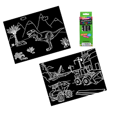 Chalkboard Travel Set Dino/Construction