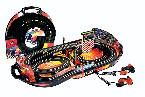 Champion Speedway Slot Car Race in a Carrying Case — Adventure Hobbies ...