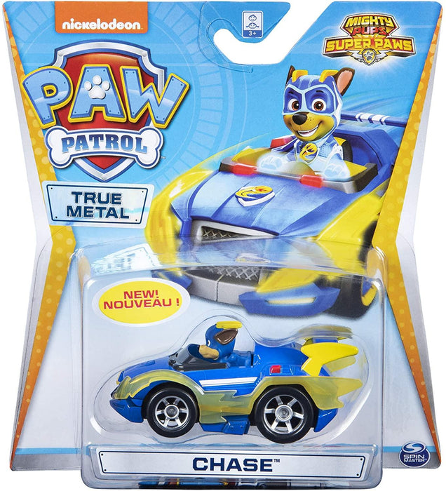Chase Mighty Pups Super Paws Paw Patrol Diecast Car 1:55 Scale