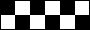 Checkered Trim Monokote Black/White