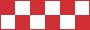 Checkered Trim Monokote Red/White