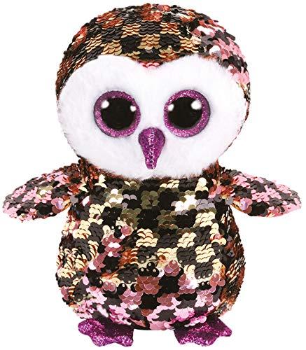 Checks Sequin Pink/Black Owl Medium