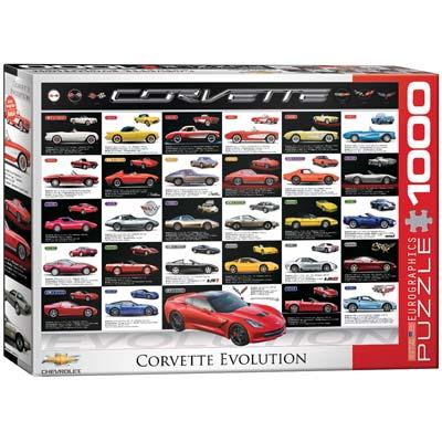 Chevy Corvette Evolution Puzzle 1000pc