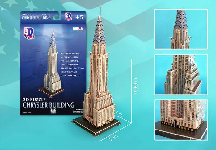 Chrysler Building 3D Puzzle 70 pcs