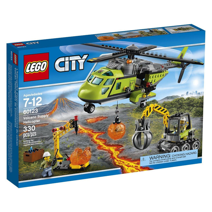 City 60123 Volcano Supply Helicopter