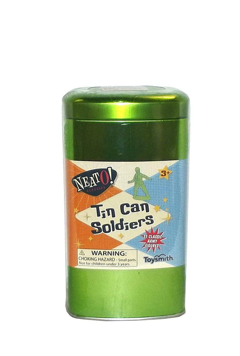 Classic Army Men in a Tin
