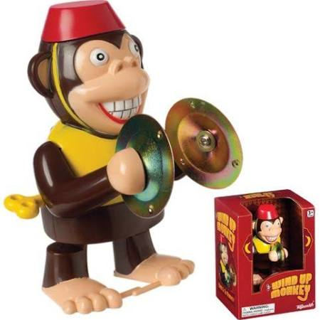 Classic Wind Up Monkey w/Cymbals