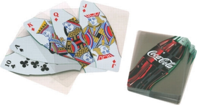 Coca-Cola Playing Cards Clear