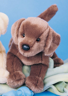 Cocoa the Chocolate Lab Stuffed Dog