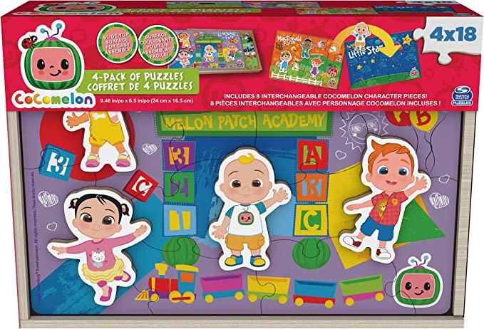 Cocomelon 4 pack of Puzzles