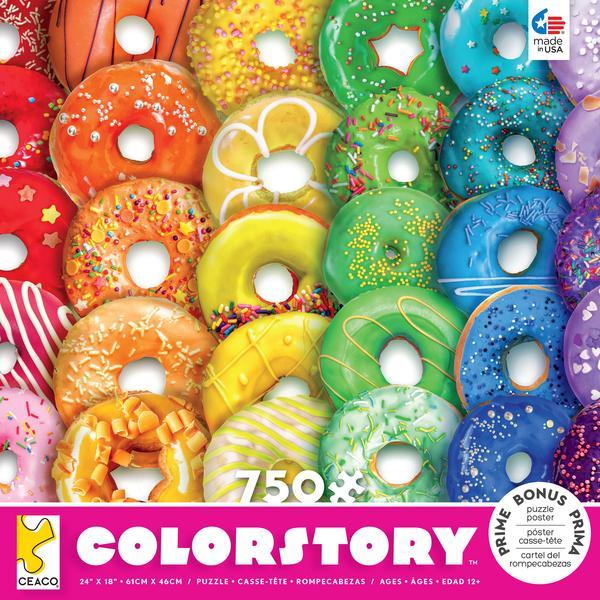 Colorstory-750pc-Rainbow Donuts