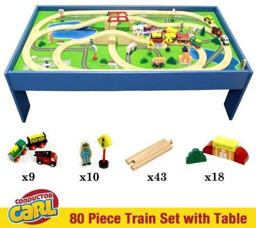 Conductor Carl 200pc Wooden Train Set