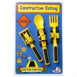 Constructive Eating 3 Piece Construction Worksite Utensil Set