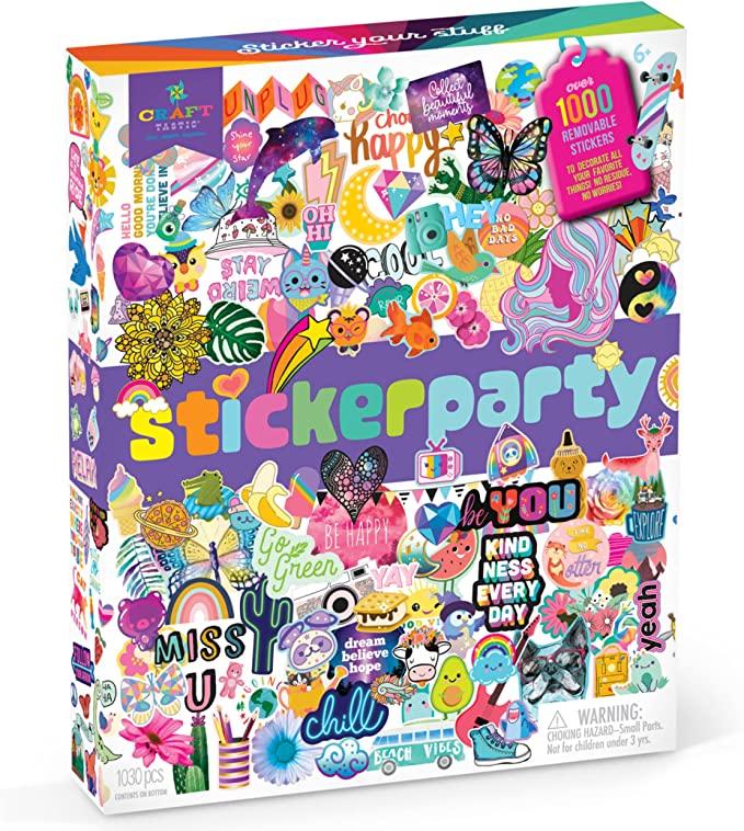 Craft-tastic Sticker It Up! Wiederverwendbares Stickerbuch Für Kinder | 650+ Aufkleber & 8 Szenen | Animal Town