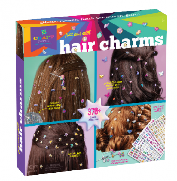 Craft-tastic Fold and Stick Hair Charms
