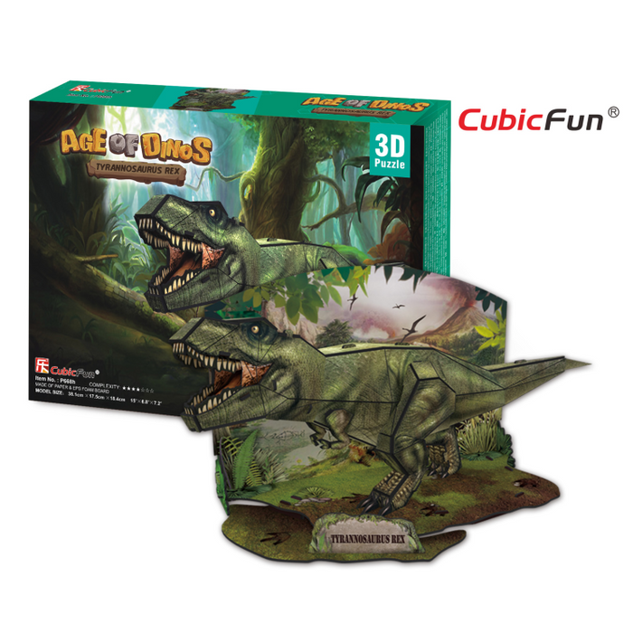 Cubic Fun T-Rex 3D Dinosaur Puzzle