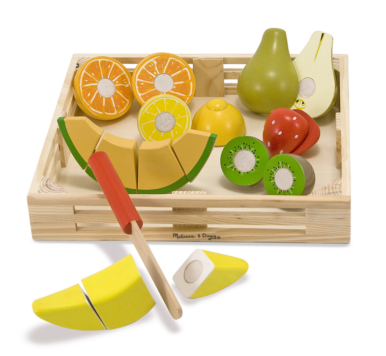 Cutting Fruit Crate - Wooden Toy