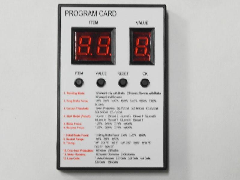 DHKPRT Program Card - DHK 1/10 45A ESC/ 80A Zombie