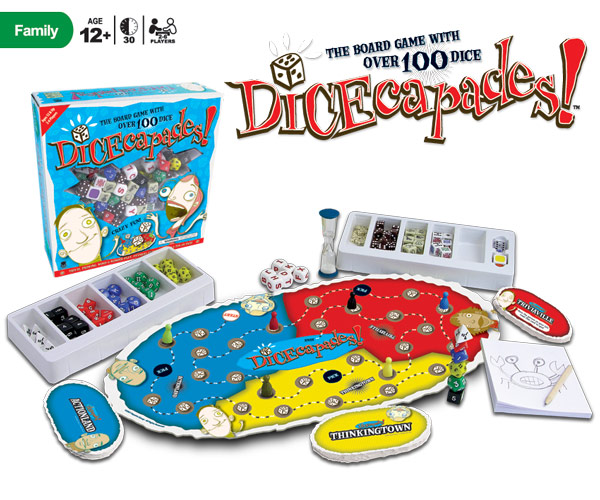 DICEcapades! Family Board Game 2ND EDITION