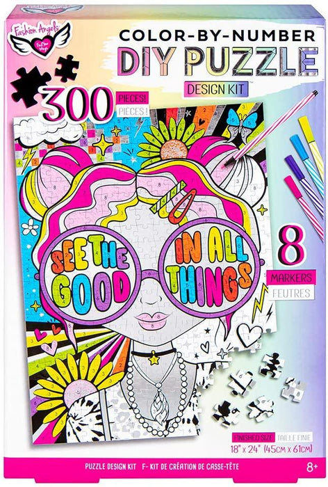 DIY Color By Number 300 Piece Puzzle - See the Good