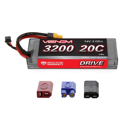 DRIVE 20C 2S 3200mAh 7.4V LiPo HC : UNI 2.0 Plug