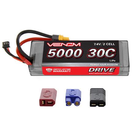 DRIVE 30C 2S 5000mAh 7.4V LiPo HC ROAR :UNI 2.0