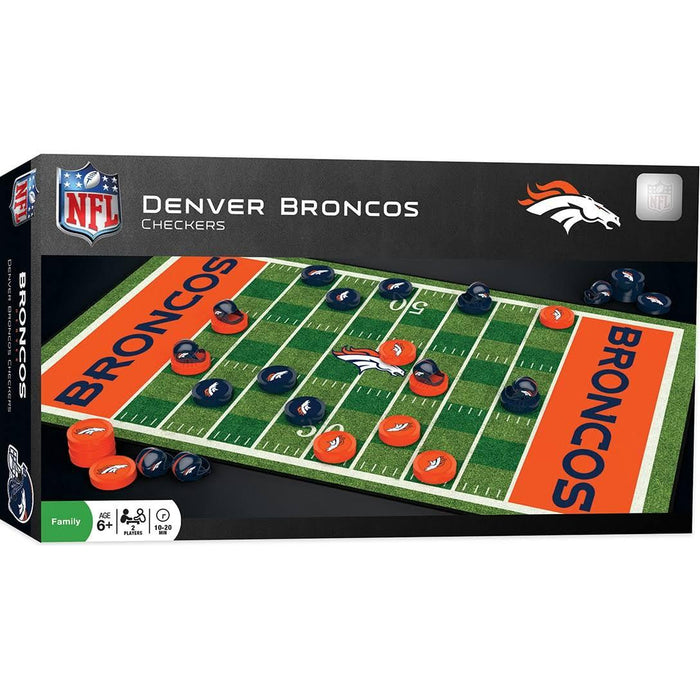 Denver Broncos Checkers Game