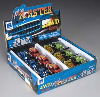 Die Cast Monster Truck Wind Up (single color may vary)