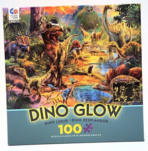 Dino Glow 100pc Puzzle