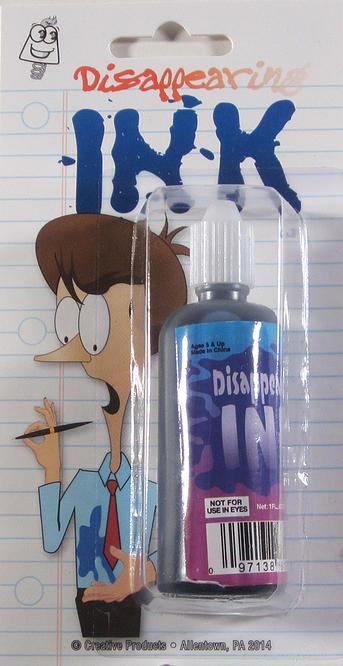 Disappearing Ink Prank