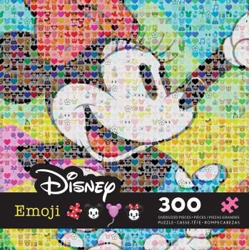 Disney Emoji 300Pc Oversized Puzzle-Minnie Mouse