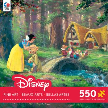 Disney Fine Art Puzzle 550 Pc Snow White- A Sweet Goodbye
