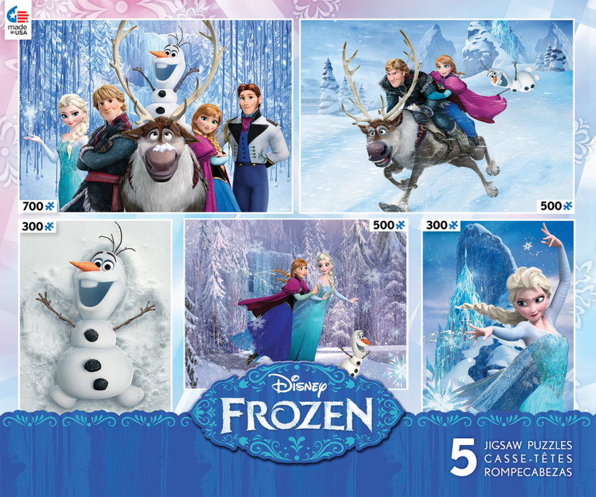 Disney Frozen 5 in 1 Multipack Puzzle Box